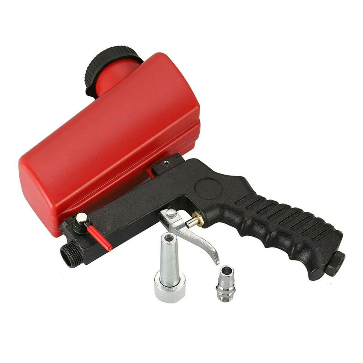 14  Air Portable Sandblasting Gun Hand Held Sand Blaster Shot Media Blasting UK