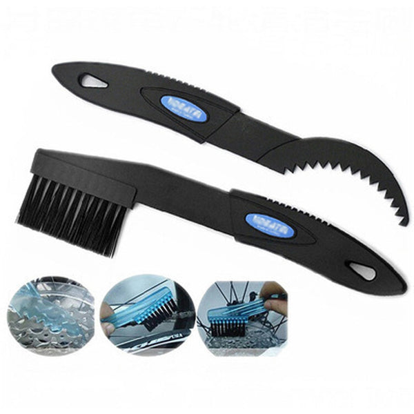 Bicycle Cleaning Tool Set Large Bristle Scrub Chain Cleaner Small Brush
