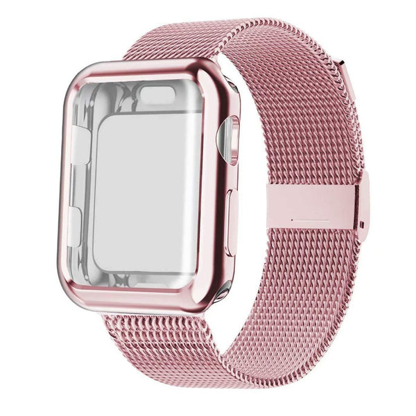 Semi full package electroplated case is suitable for watch strap and case sub set