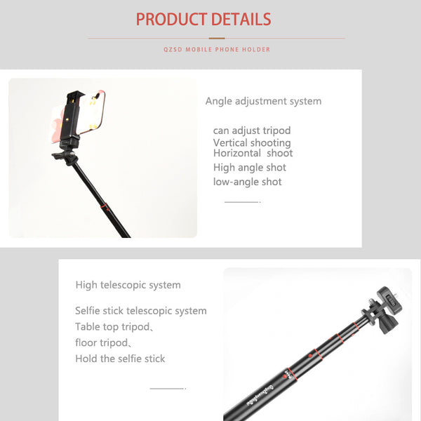 Compatible with Apple, Bluetooth Tripod Mobile Phone Holder Live Selfie