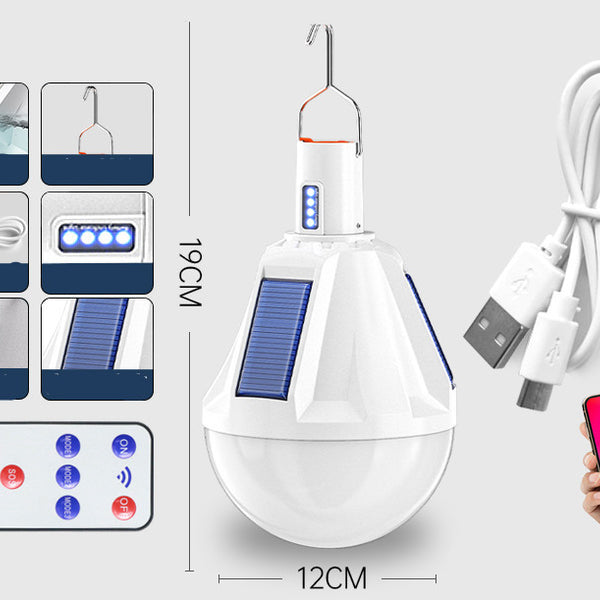 Rechargeable Bulbs Home Outdoor Super Bright Lighting Night Market