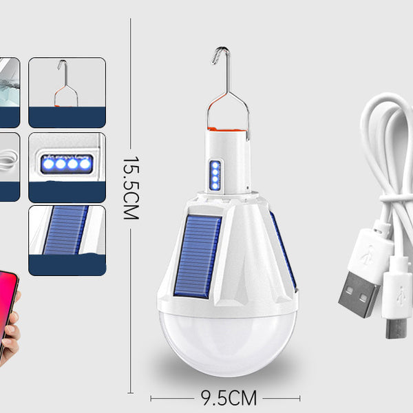Rechargeable Bulbs Home Outdoor Super Bright Lighting Night Market