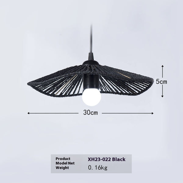 Paper String Rattan-like Lighting Lampshade