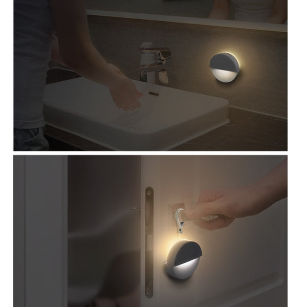 Bluetooth night light smart sensor bedside lamp mini corridor bathroom bedroom lamp