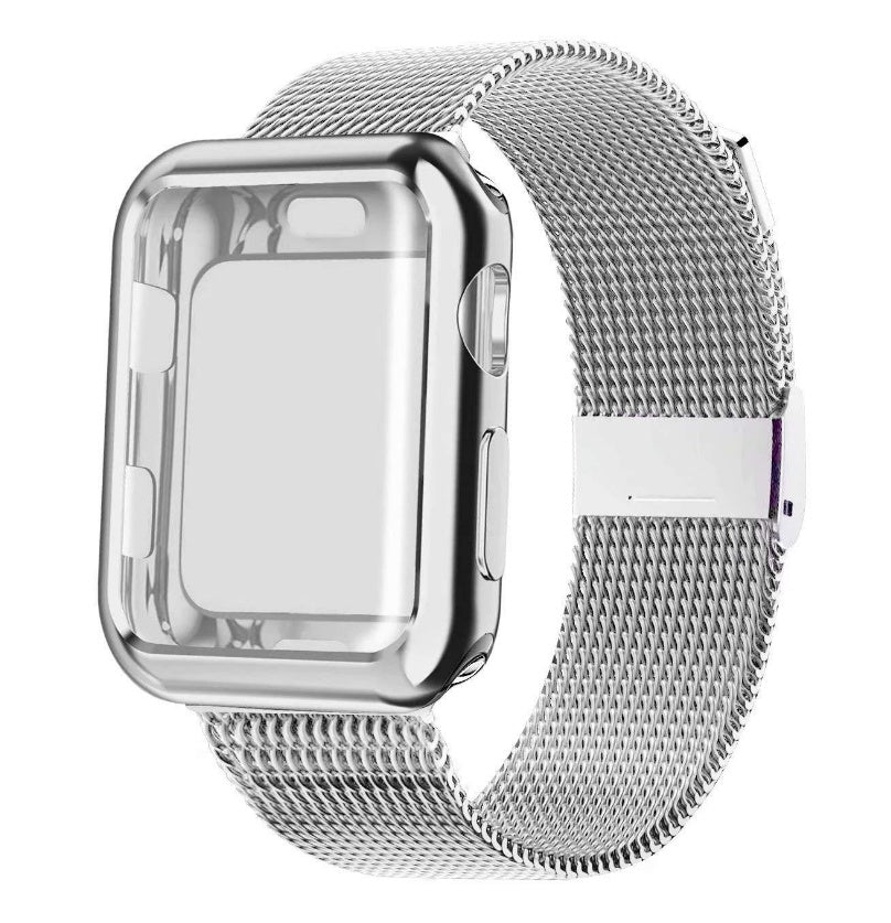 Semi full package electroplated case is suitable for watch strap and case sub set