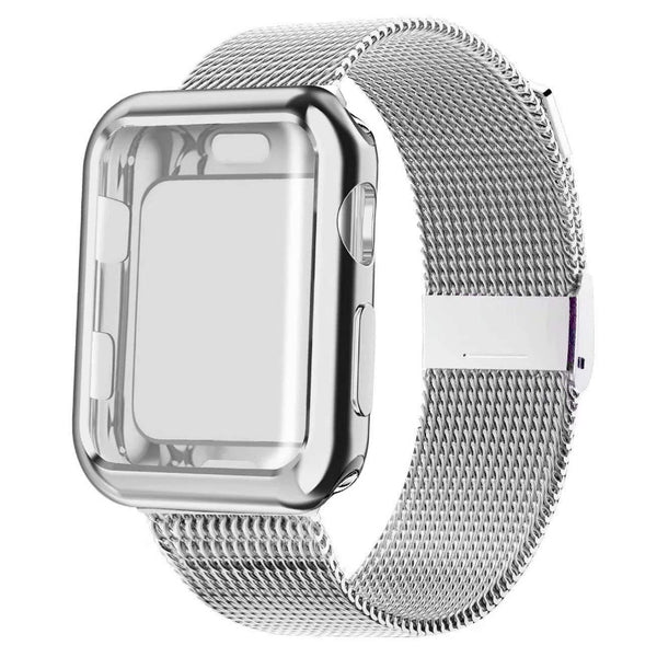 Semi full package electroplated case is suitable for watch strap and case sub set