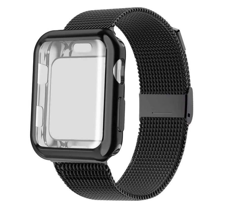 Semi full package electroplated case is suitable for watch strap and case sub set