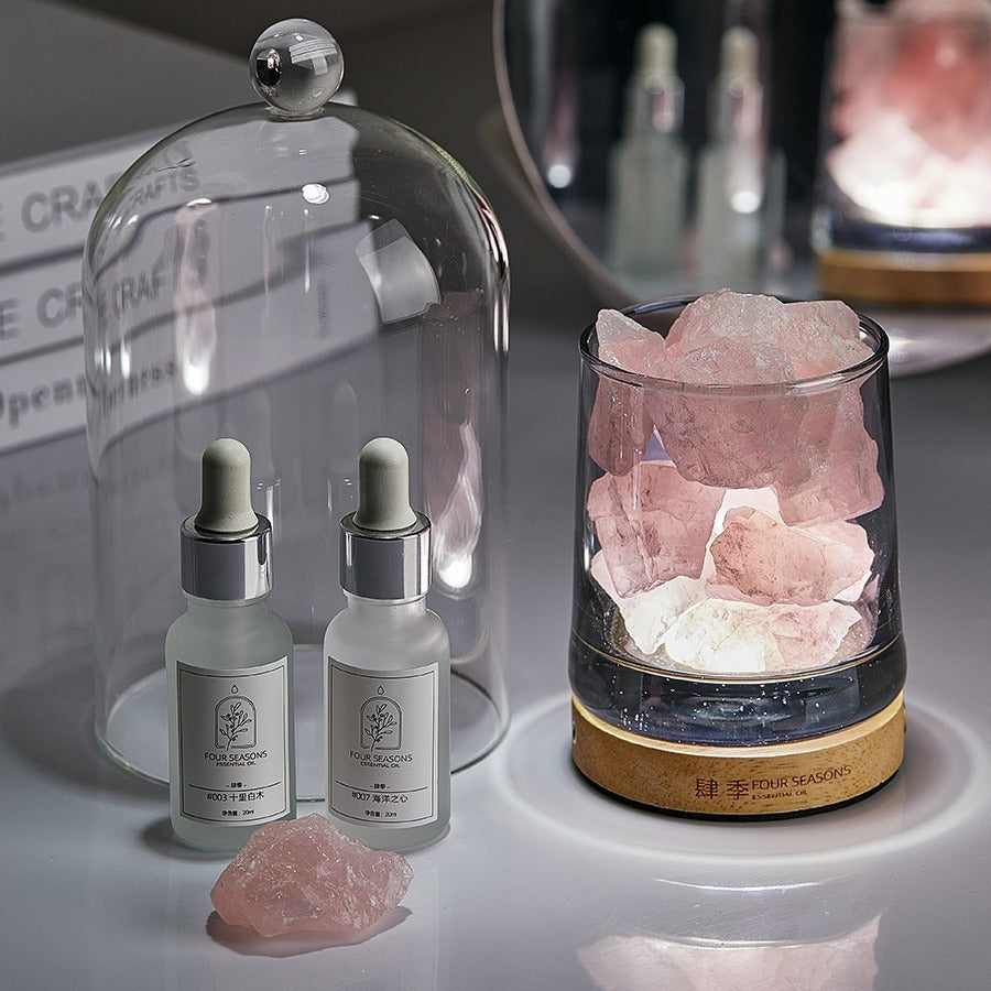 Fragrant Stone Aromatherapy Oil Gift Set Home Indoor Fragrance Crystal No Fire