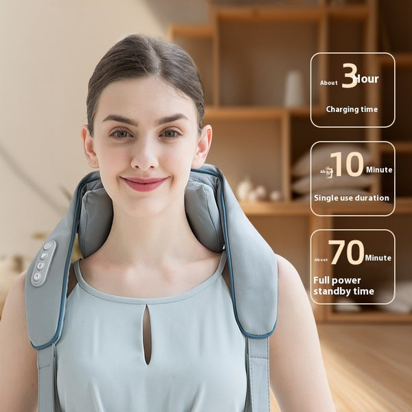 Shoulder Massage Instrument Neck Kneading Hot Compress Multifunctional Wireless