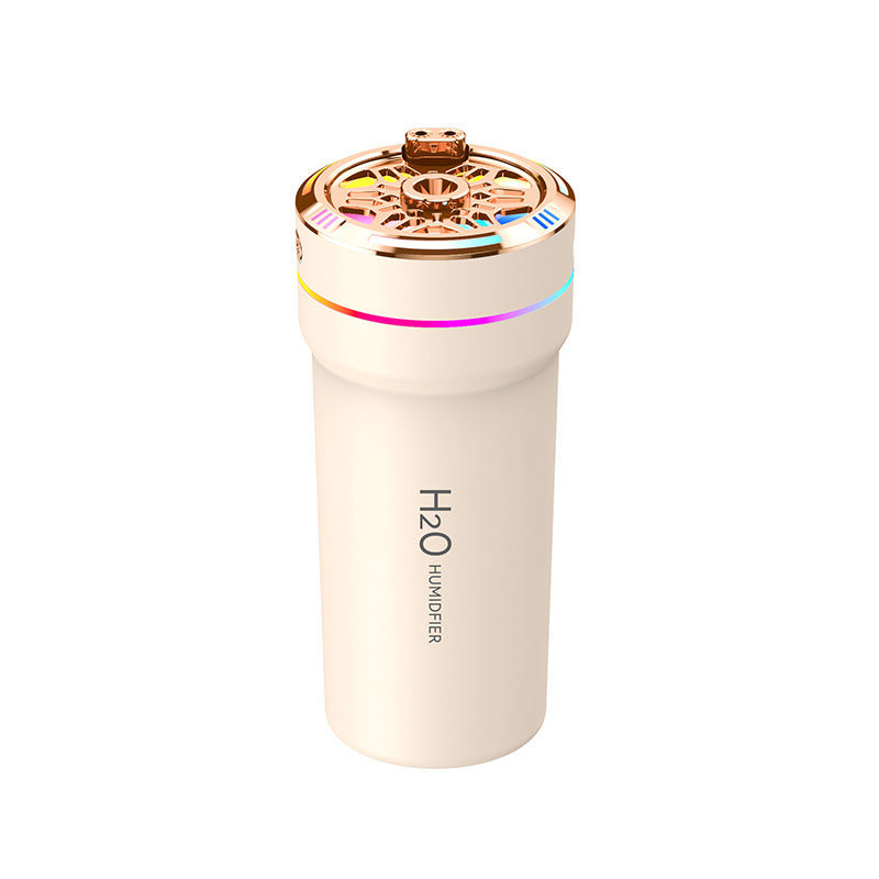Car Humidifier Small Mini Air Purifier Starry Sky Projection Ambience Light