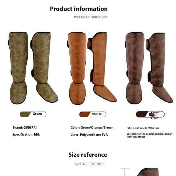 Shin Guard Thickened Fighting Boxing Shin Guard