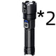  2pcs Flashlight set26650 batte